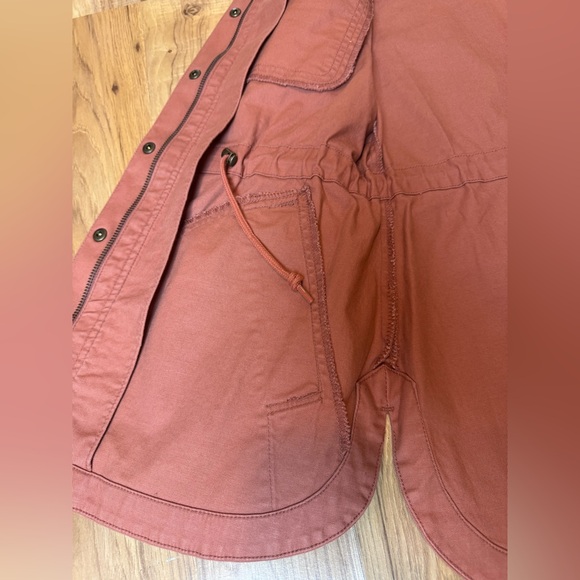 L.L.Bean BeanFlex Utility Barn Outdoor Jacket Shacket Women XS Rust Orange READ - Picture 14 of 16
